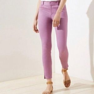 Loft Sateen Pant in Lilac